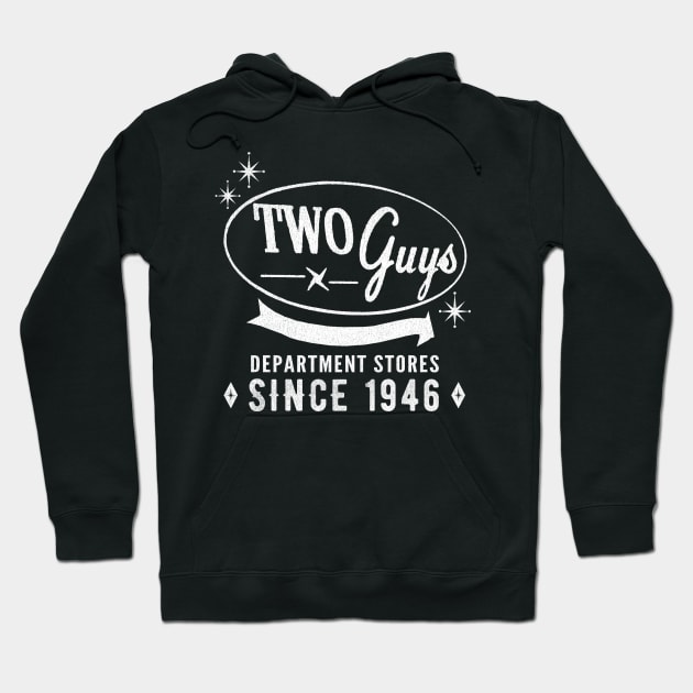 Retro Two Guys Department Store from The 80's Hoodie by Joaddo